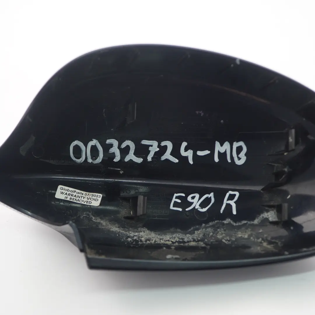 BMW E90 Osłona Obudowa Lusterka Prawa Niebieska Monacoblau - SKU 0032724-MB - Numer Części 0032724