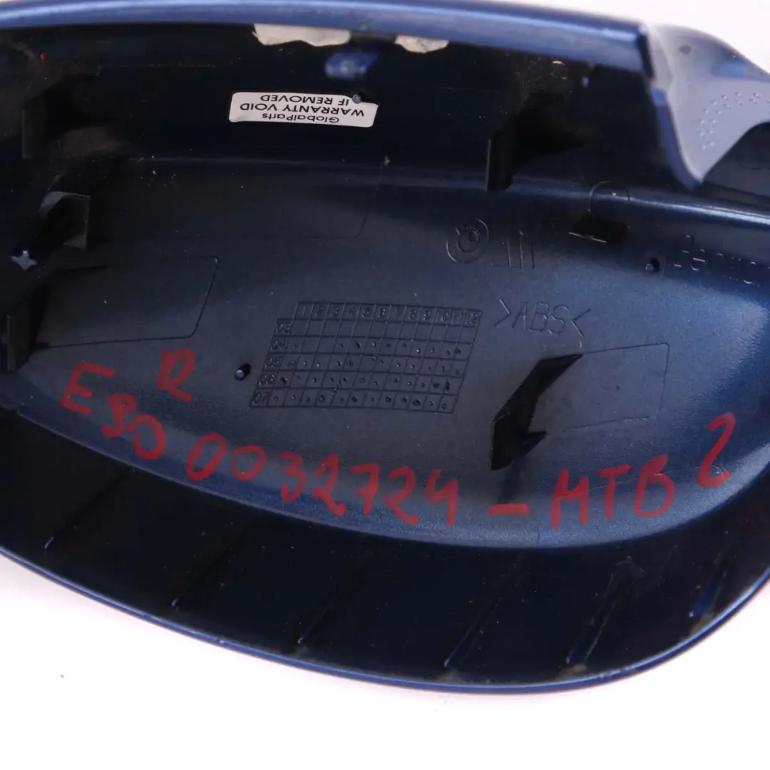 BMW 3 Series E90 E91 Right Cover Cap O/S Casing Wing Mirror Montego Blue A51 - SKU 0032724-MTB2 - Part number 0032724
