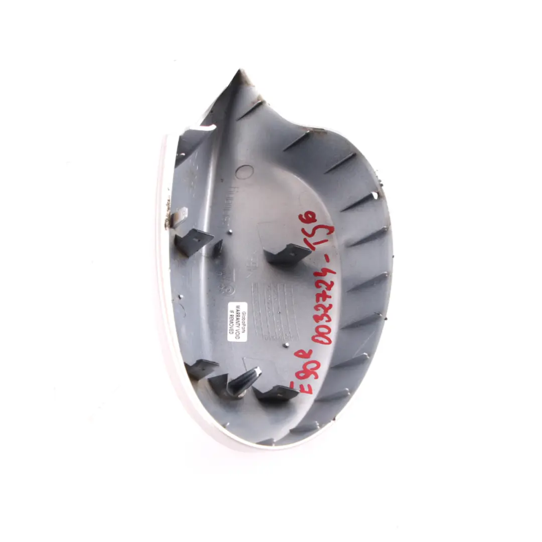 Wing Mirror Cover BMW E90 E91 6 Right Cap O/S Casing Titansilber Silver 354 to with Part number 0032724 Wing Mirror Cover BMW E90 E91 6 Right Cap O/S Casing Titansilber Silver 354 - SKU 0032724-TS6 - Part number 0032724