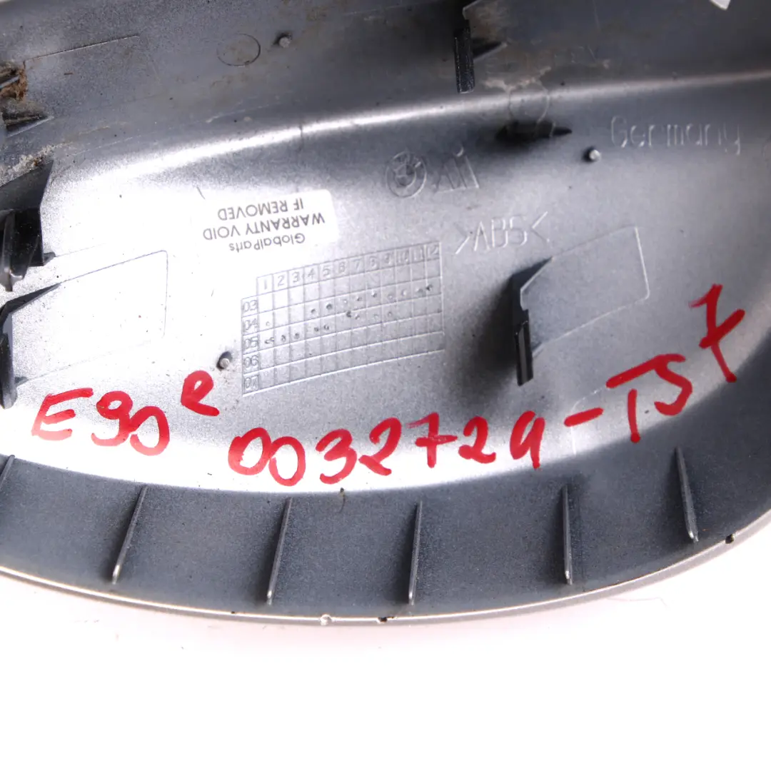 Wing Mirror Cover BMW E90 E91 7 Right Cap O/S Casing Titansilber Silver 354 to with Part number 0032724 Wing Mirror Cover BMW E90 E91 7 Right Cap O/S Casing Titansilber Silver 354 - SKU 0032724-TS7 - Part number 0032724