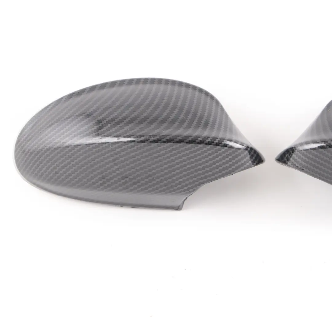 Wing Mirror Cover BMW E90 E91 Left Right N/O/S Cover Set Casing Carbon Look  - SKU 0032725/0032724 - Part number 0032725