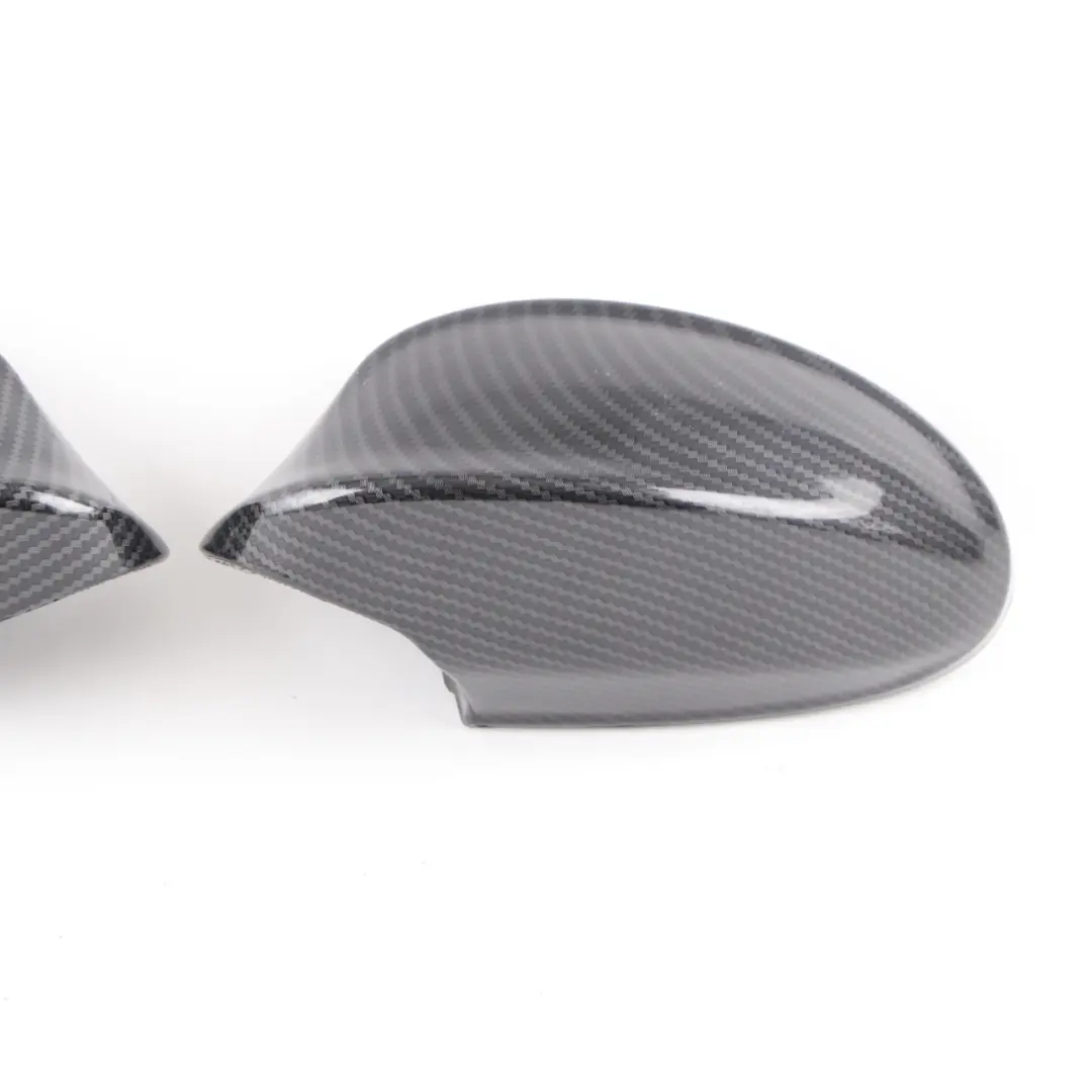 Wing Mirror Cover BMW E90 E91 Left Right N/O/S Cover Set Casing Carbon Look  - SKU 0032725/0032724 - Part number 0032725