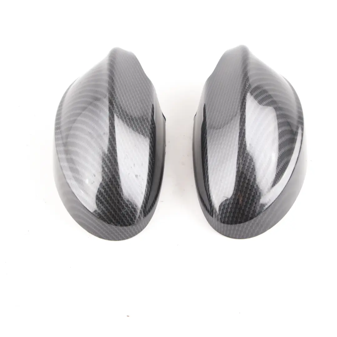 Wing Mirror Cover BMW E90 E91 Left Right N/O/S Cover Set Casing Carbon Look  - SKU 0032725/0032724 - Part number 0032725