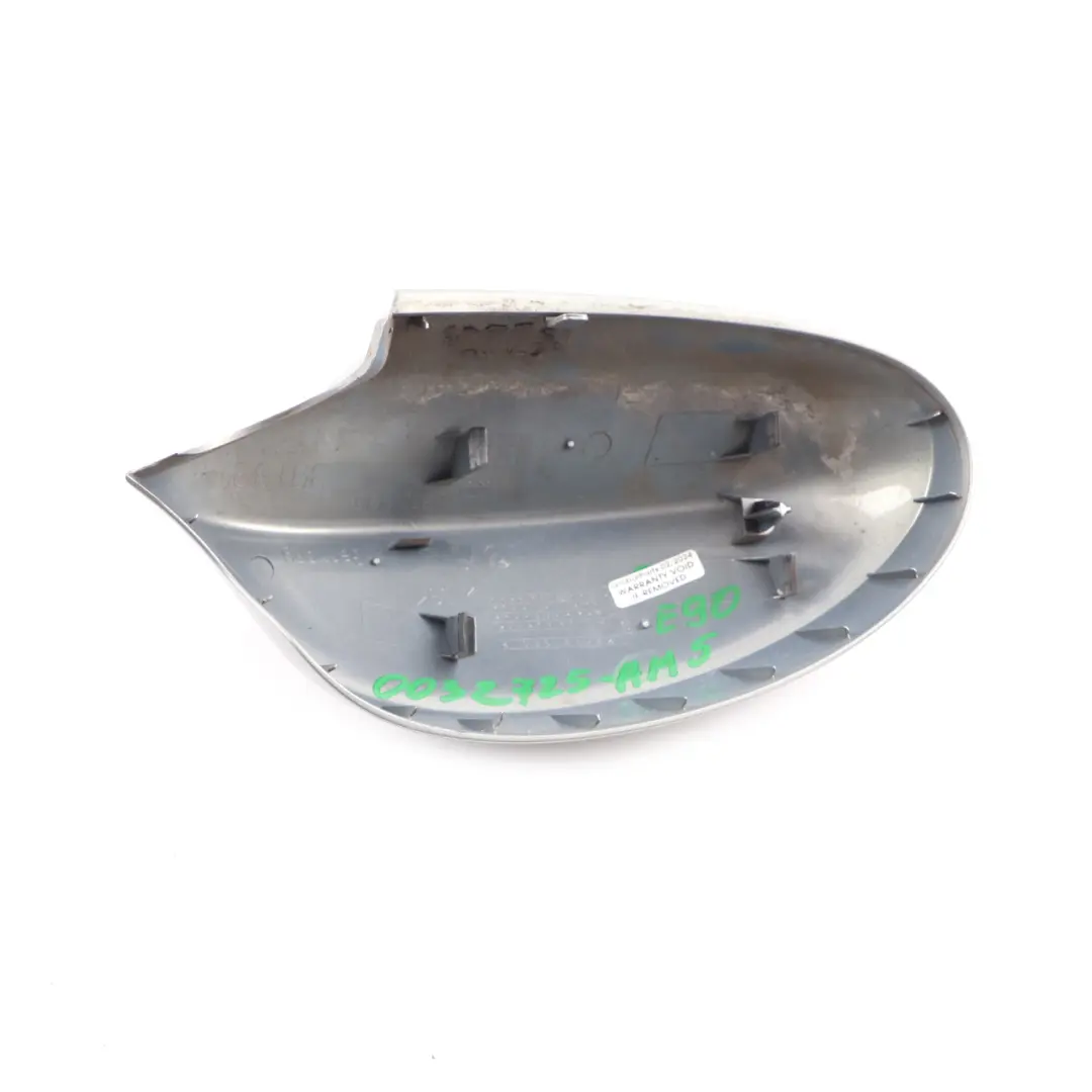 Wing Mirror Cover BMW E90 E91 Left Cap N/S Casing Arktis Arctic Metallic A34 to with Part number 0032725 Wing Mirror Cover BMW E90 E91 Left Cap N/S Casing Arktis Arctic Metallic A34 - SKU 0032725-AM5 - Part number 0032725