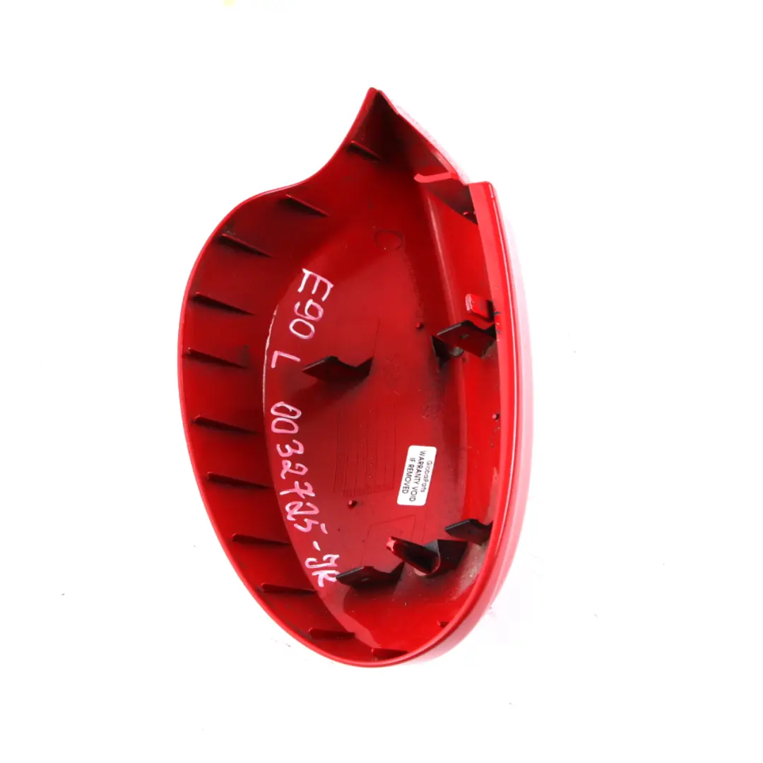 Wing Mirror Cover BMW E90 E91 Left Cap N/S Casing Japanrot Japan Red 438 to with Part number 0032725 Wing Mirror Cover BMW E90 E91 Left Cap N/S Casing Japanrot Japan Red 438 - SKU 0032725-JR - Part number 0032725