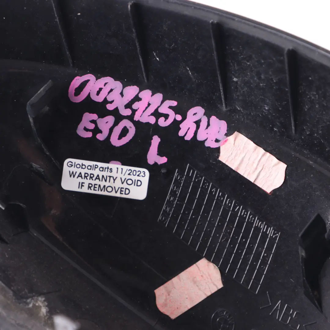 Wing Mirror Cover BMW E90 E91 Left N/S Cap Casing Ruby Black Metallic S23 / X03 to with Part number 0032725 Wing Mirror Cover BMW E90 E91 Left N/S Cap Casing Ruby Black Metallic S23 / X03 - SKU 0032725-RUB - Part number 0032725