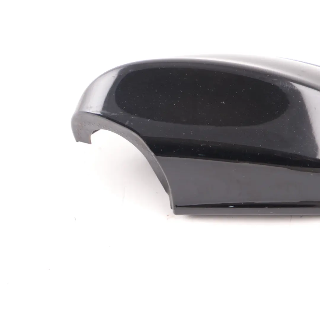 BMW 3 1 E90 E91 Left Cover Cap N/S Casing Wing Mirror Black Schwarz 668 - SKU 0032725-SCH1 - Part number 0032725