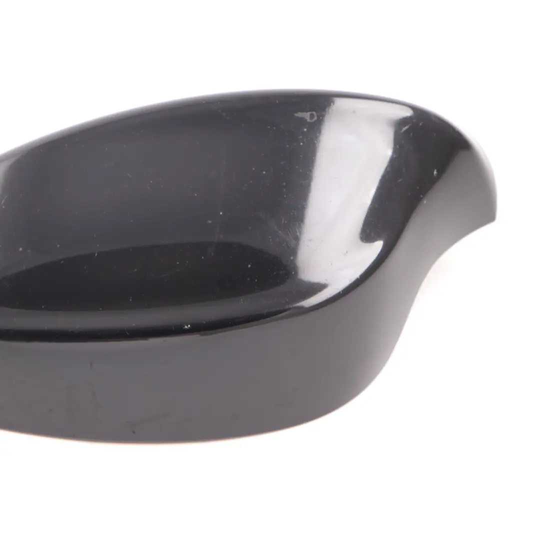 BMW 3 1 E90 E91 Left Cover Cap N/S Casing Wing Mirror Black Schwarz 668 - SKU 0032725-SCH1 - Part number 0032725