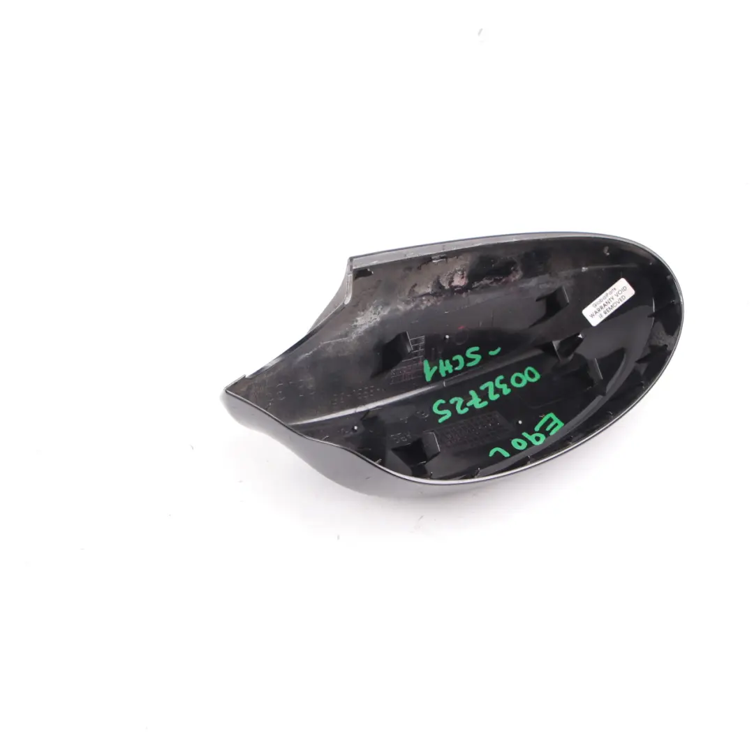 BMW 3 1 E90 E91 Left Cover Cap N/S Casing Wing Mirror Black Schwarz 668 - SKU 0032725-SCH1 - Part number 0032725