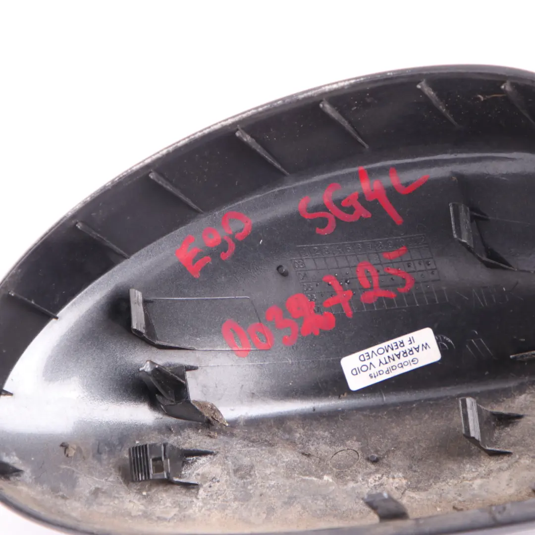 Links Abdeckkappe Spiegel Abdeckung Sparkling Graphite A22 für BMW E90 E91 mit Teilenummer 0032725 BMW E90 E91 Links Abdeckkappe Spiegel Abdeckung Sparkling Graphite A22 - SKU 0032725-SG4 - Teilenummer 0032725