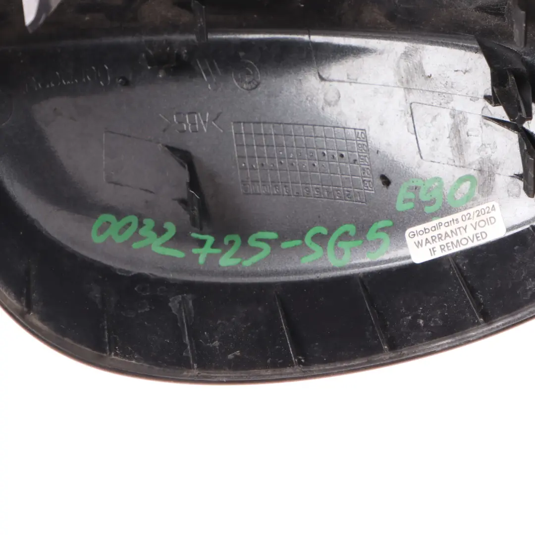 Cap Left N/S Wing Mirror Casing Sparkling Graphite A22 to BMW E90 E91 Cover with Part number 0032725 BMW E90 E91 Cover Cap Left N/S Wing Mirror Casing Sparkling Graphite A22 - SKU 0032725-SG5 - Part number 0032725