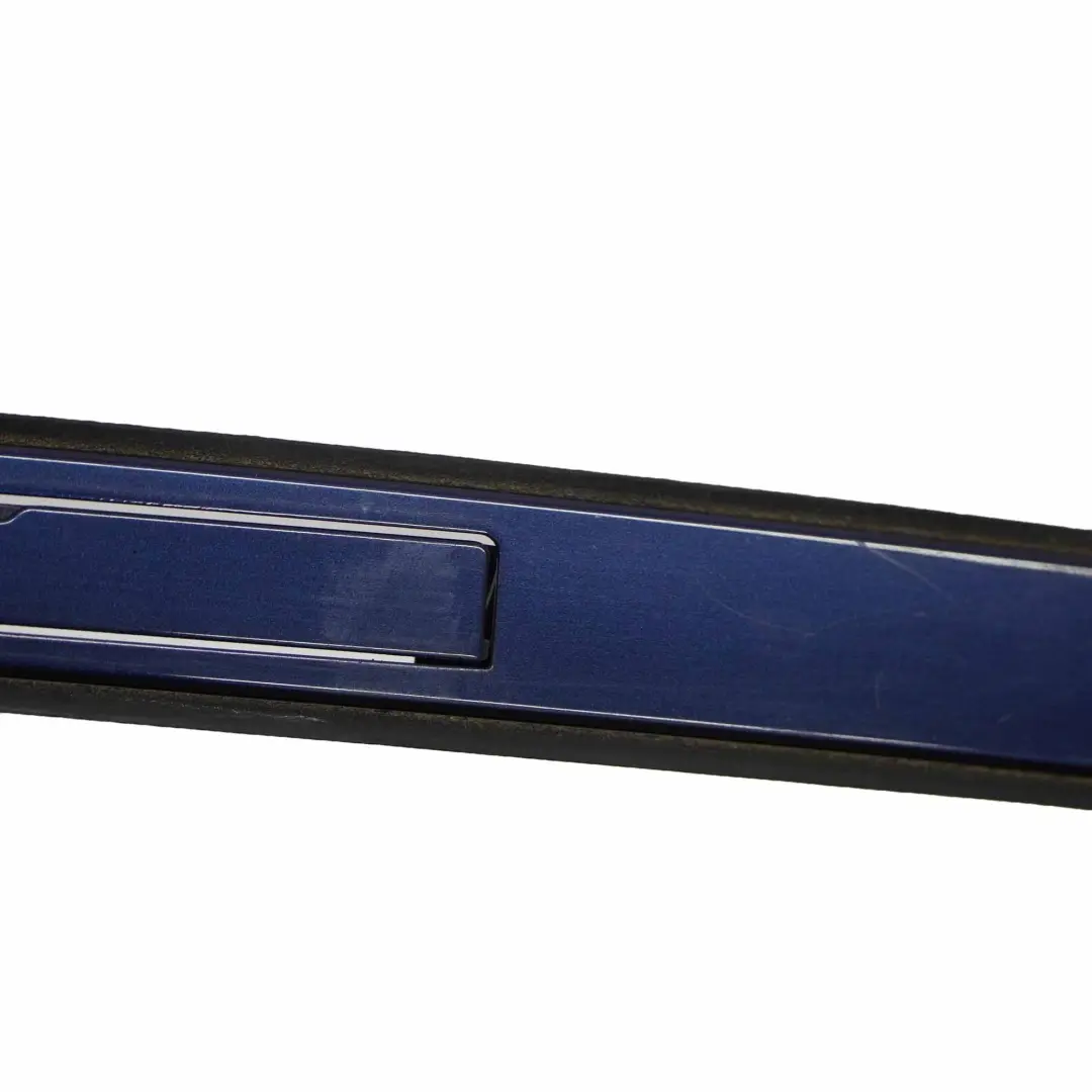 BMW E90 Right Roof Moulding Railing Trim O/S Tiefseeblau Deep Sea Blue - A76 - SKU 0032752-DSB - Part number 0032752