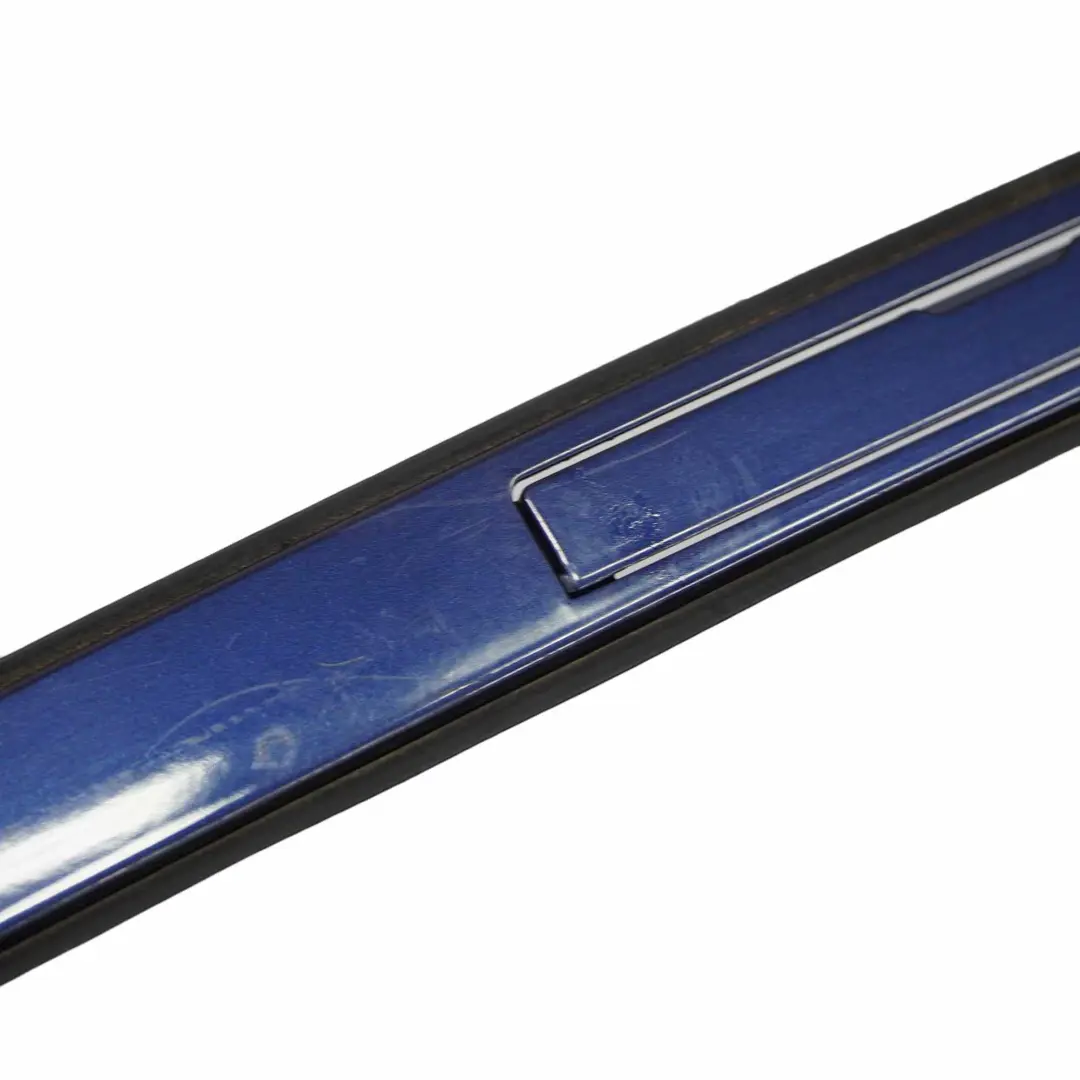 Right Roof Moulding Railing Trim O/S Tiefseeblau Deep Sea Blue - A76 to BMW E90 with Part number 0032752 BMW E90 Right Roof Moulding Railing Trim O/S Tiefseeblau Deep Sea Blue - A76 - SKU 0032752-DSB - Part number 0032752