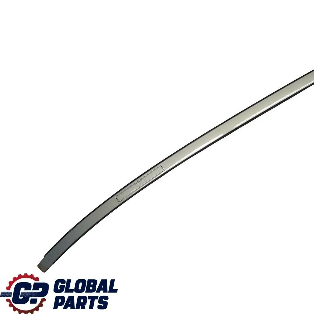 BMW 3 Series E90 Left Roof Moulding Railing Trim N/S Arktis Arctic Metallic A34 - SKU 0032753-AM - Part number 32753