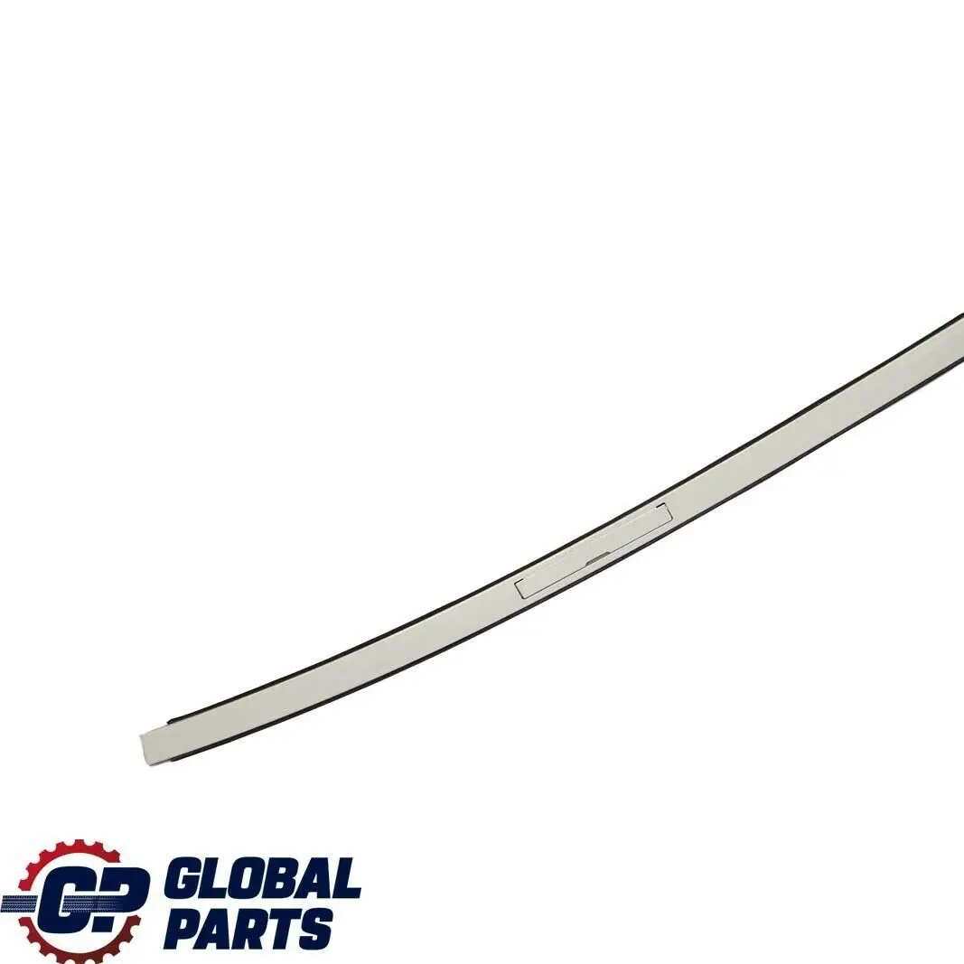 BMW 3 Series E90 Left Roof Moulding Railing Gutter N/S Alpinweiss Alpine White - SKU 0032753-AW - Part number 32753