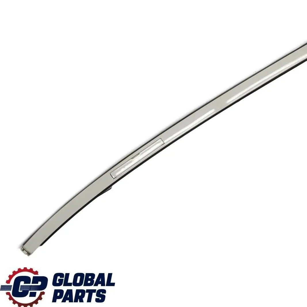 BMW 3 Series E90 Left Roof Moulding Railing Gutter N/S Alpinweiss Alpine White - SKU 0032753-AW - Part number 32753