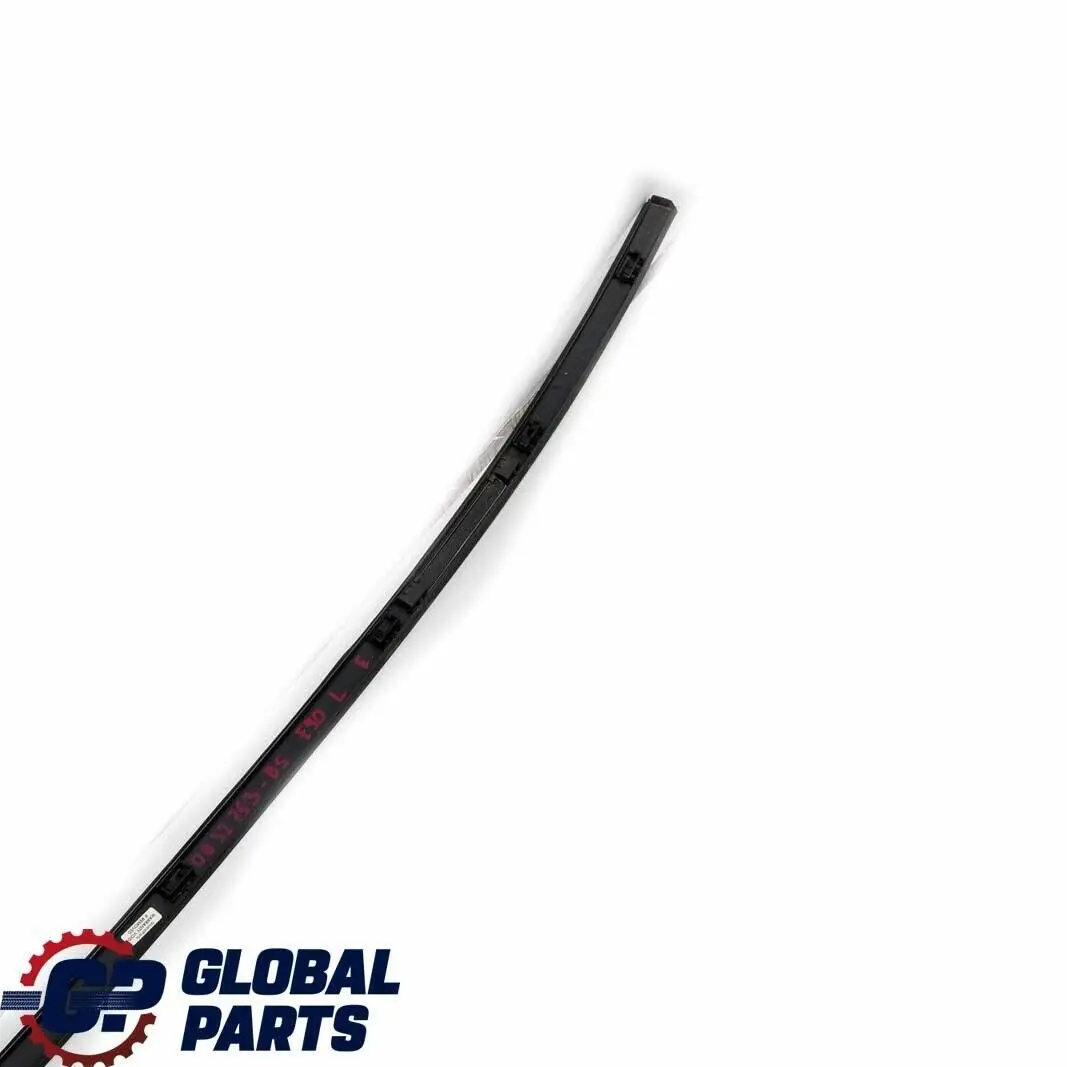 BMW E90 Moldura De Techo Izquierda Railing Trim Black Sapphire - 475 0032753 - SKU 0032753-BS - Número de pieza 51130032753