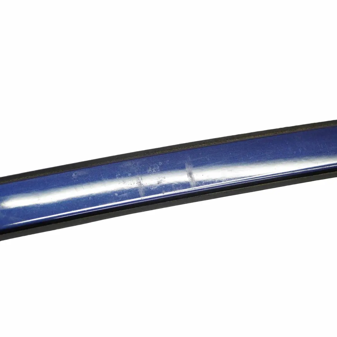 Left Roof Moulding Railing Gutter Trim N/S Tiefseeblau Blue - A76 BMW E90 - SKU 0032753-DSB - Part number 51130032753