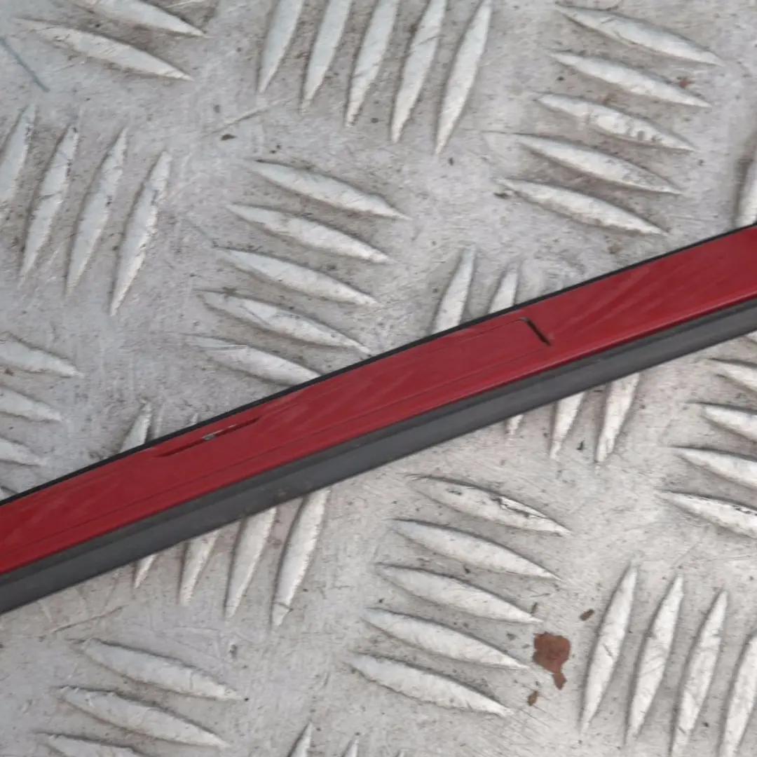 Left Roof Moulding Railing Trim N/S Japanrot Japan Red 438 to BMW 3 Series E90 with Part number 32753 BMW 3 Series E90 Left Roof Moulding Railing Trim N/S Japanrot Japan Red 438 - SKU 0032753-JR - Part number 32753