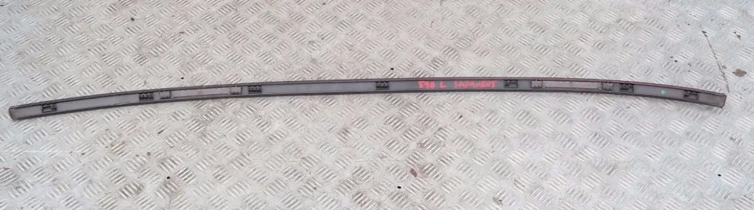 BMW 3 Series E90 Left Roof Moulding Railing Trim N/S Japanrot Japan Red 438 - SKU 0032753-JR - Part number 32753