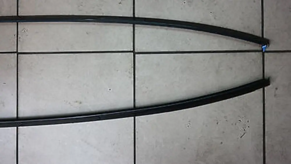 BMW 3 SERIES E90 E90N Roof Moulding Left And Right Set Sparkling Graphite - SKU 0032753-SG1 - Part number 51130031142 51130031141