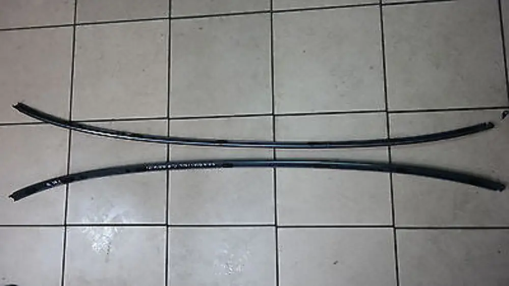 BMW 3 SERIES E90 E90N Roof Moulding Left And Right Set Sparkling Graphite - SKU 0032753-SG1 - Part number 51130031142 51130031141