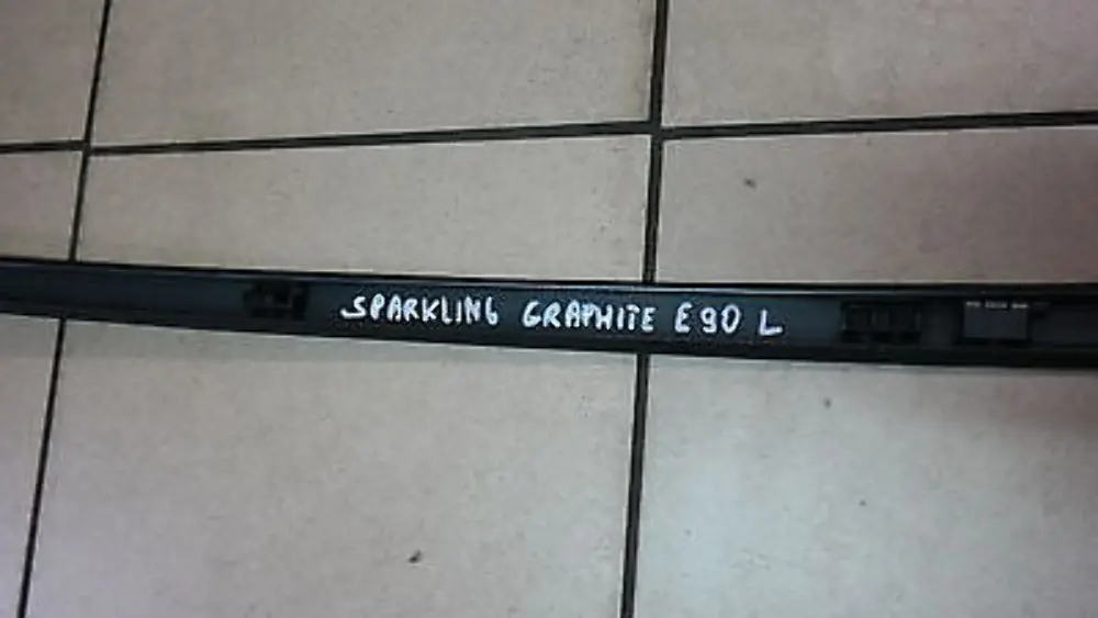 Juego De molduras De techo izquierda y derecha Sparkling Graphite BMW E90 E90N - SKU 0032753-SG1 - Número de pieza 51130031142 51130031141
