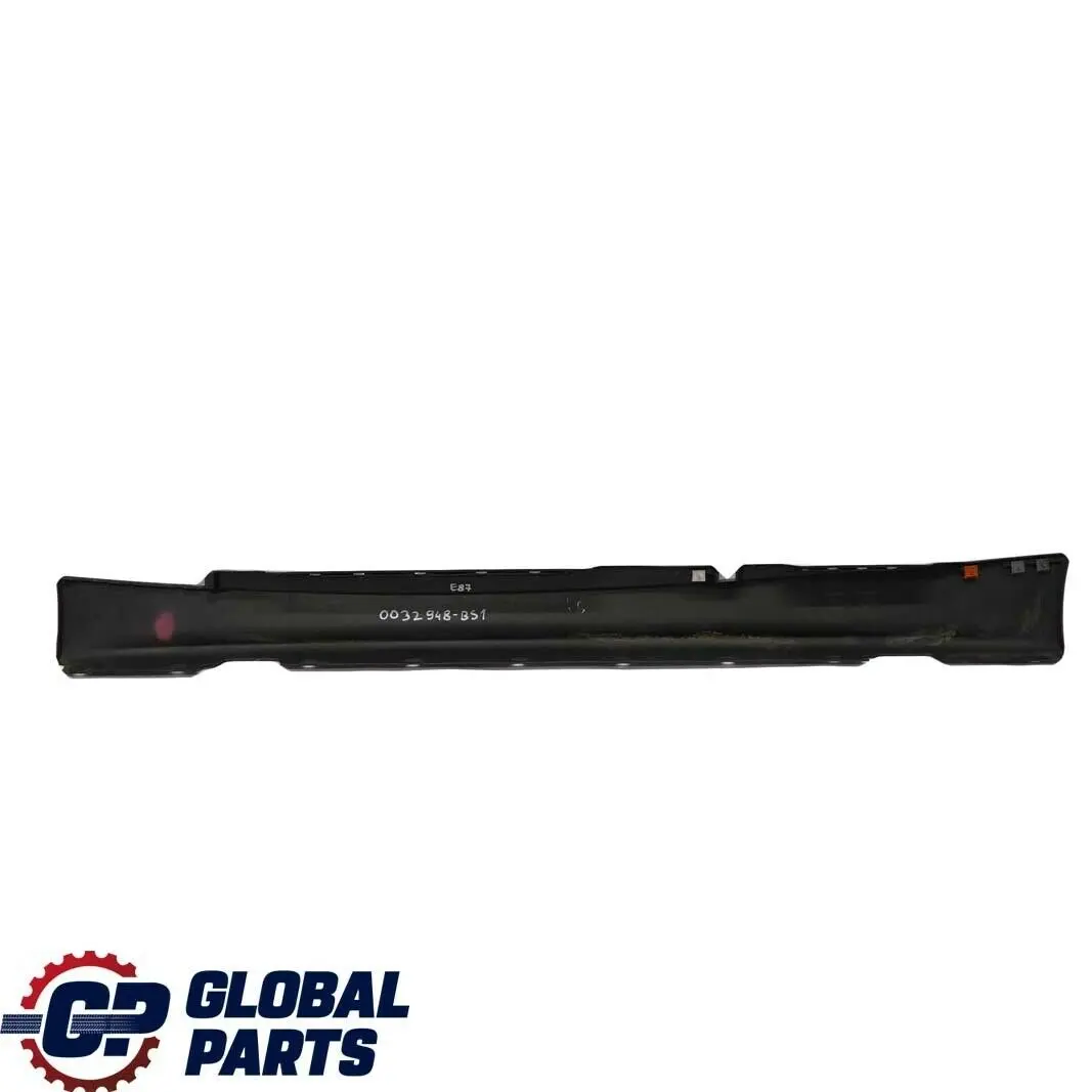 BMW E87 Sill Strip Side Skirt Right O/S Black Sapphire Metallic - 475 0032948 - SKU 0032948-BS1 - Part number 51770032948