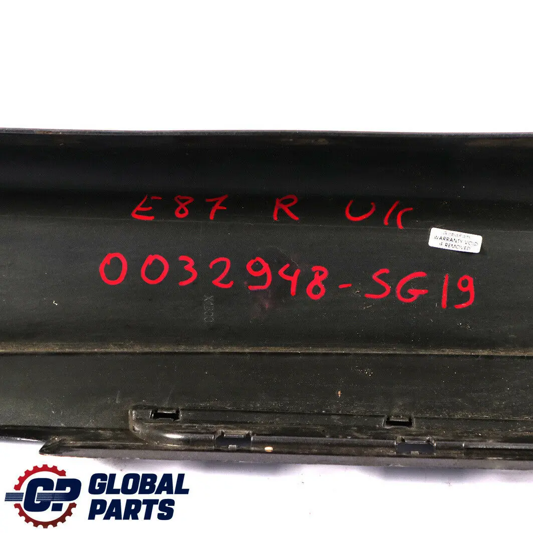BMW 1 Series E87 Cover Sill Strip Side Skirt Right O/S Sparkling Graphite - SKU 0032948-SG10 - Part number 32948