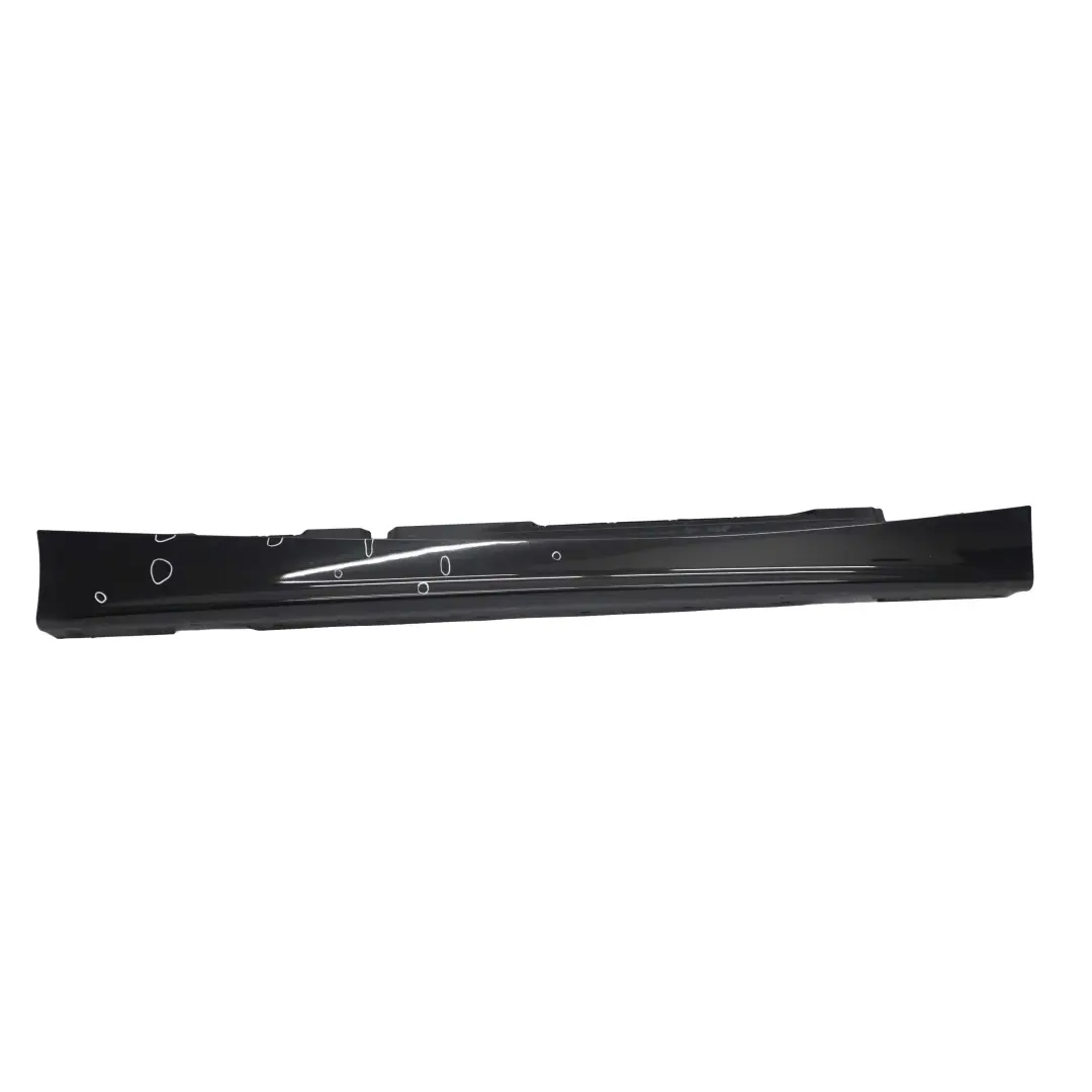 BMW E87 Listello Portiera Apertura Gonna Destra Black Zaffiro Metallico - SKU 0032948-BS - Numero di parte 51770032948