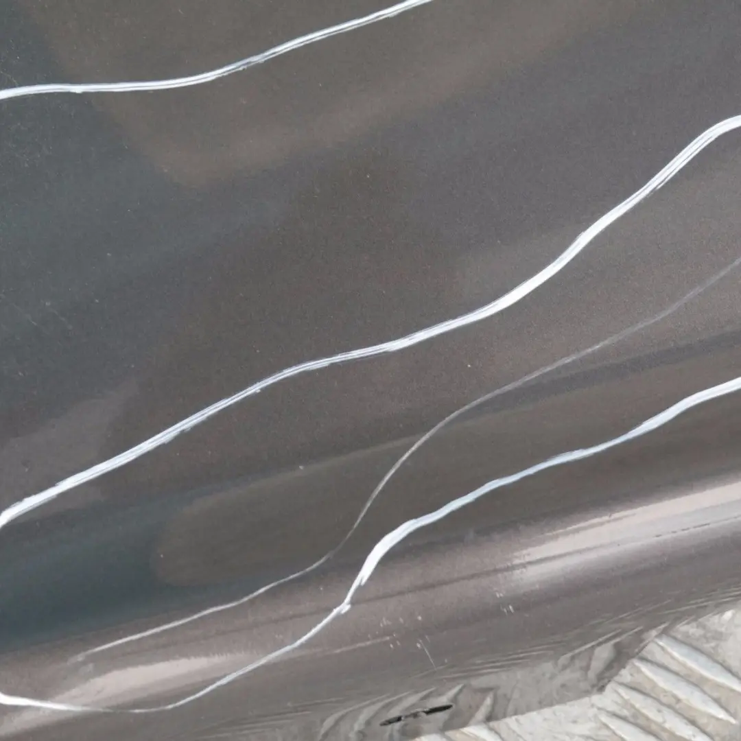 BMW E87 Sill Strip Side Skirt Derecho Marrón Havanna Metalizado - A17 - SKU 0032948-HAV - Número de pieza 32948