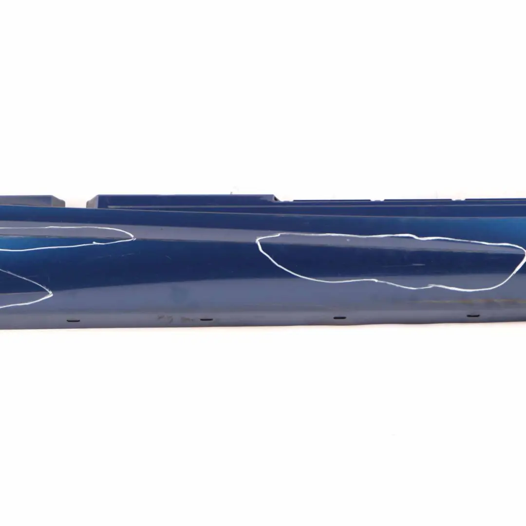 Sill Strip Side Skirt Right O/S Monacoblau Monaco Blue Metallic - A35 to BMW E87 with Part number 0032948 BMW E87 Sill Strip Side Skirt Right O/S Monacoblau Monaco Blue Metallic - A35 - SKU 0032948-MB1 - Part number 0032948