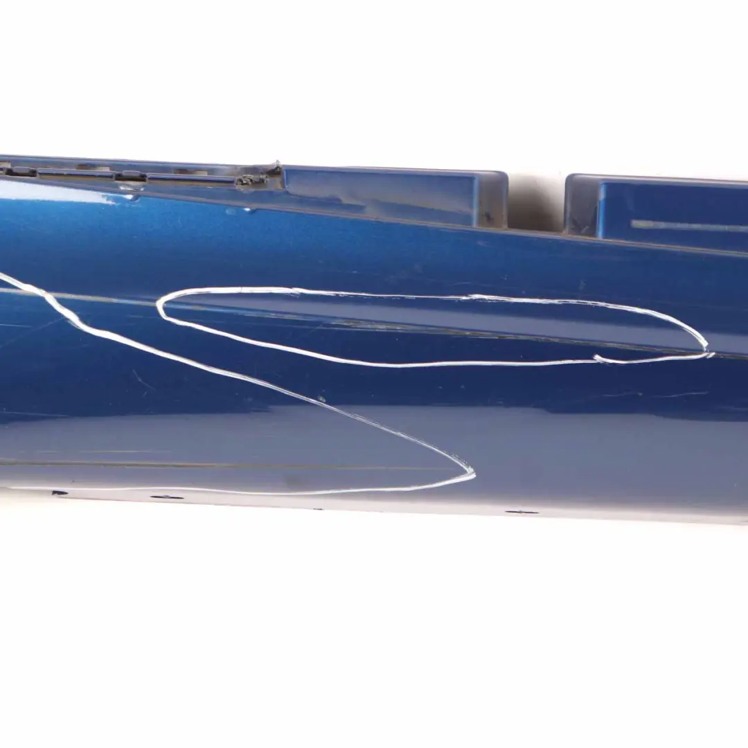 Sill Strip Side Skirt Right O/S Monacoblau Monaco Blue Metallic - A35 to BMW E87 with Part number 0032948 BMW E87 Sill Strip Side Skirt Right O/S Monacoblau Monaco Blue Metallic - A35 - SKU 0032948-MB1 - Part number 0032948