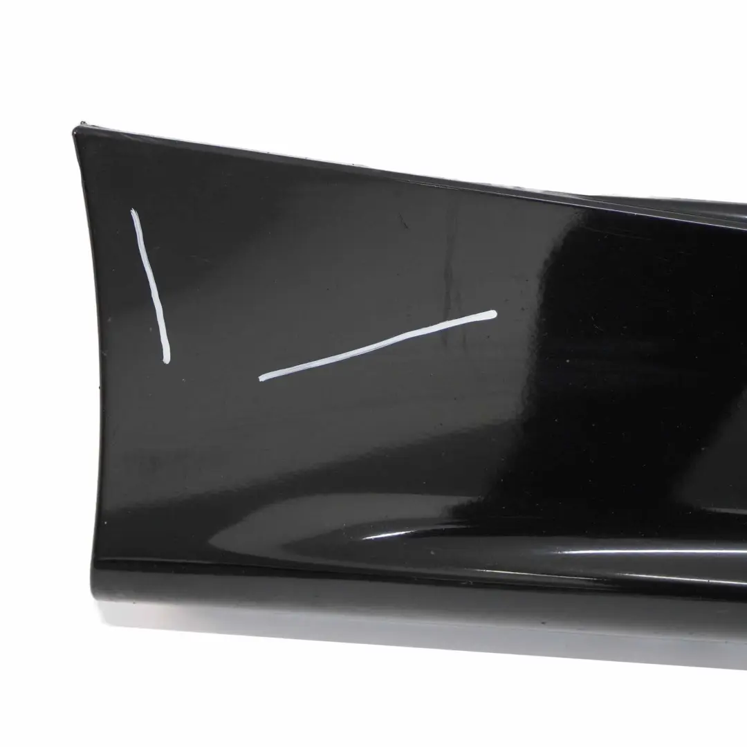 BMW E87 Tapa Sill Strip Faldón Lateral Derecho Negro Schwarz 2 - 668 - SKU 0032948-SCH1 - Número de pieza 0032948