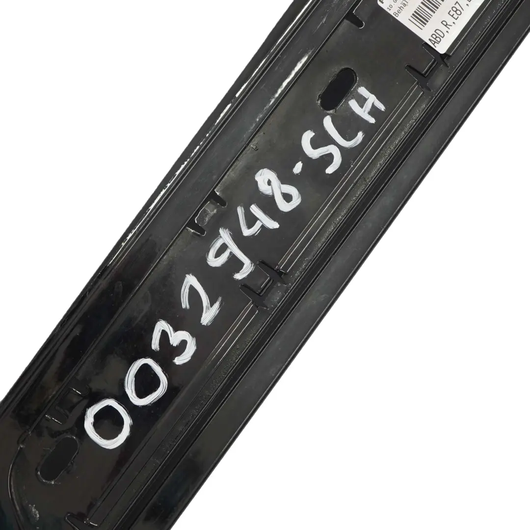 BMW 1 SERIES E87 Sill Strip Side Skirt Right O/S Black 2 Schwarz II - 668 - SKU 0032948-SCH - Part number 51770032948