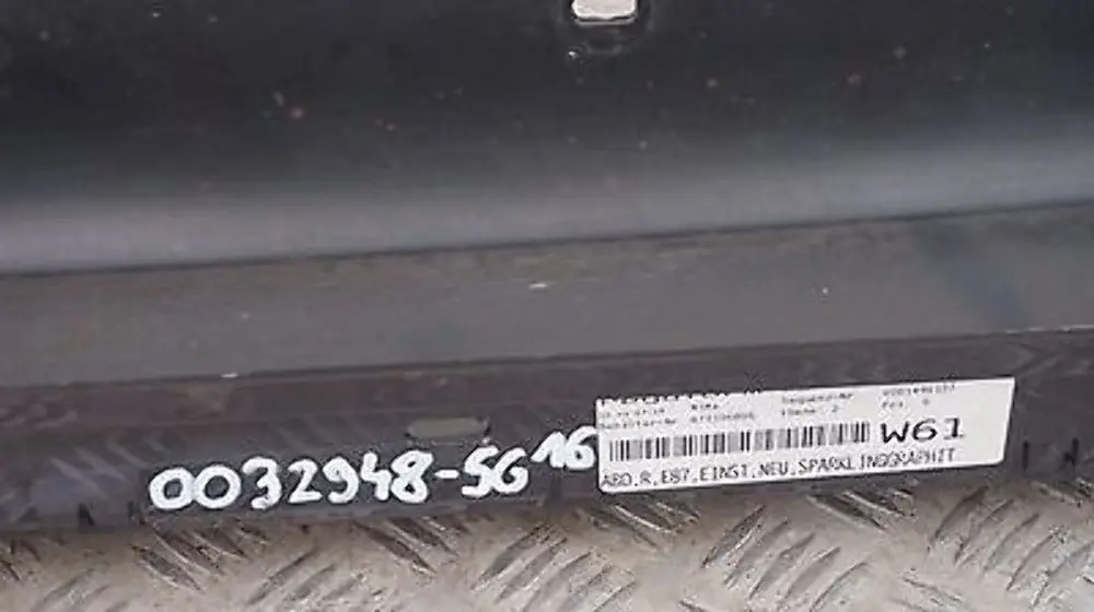 BMW E87 Listello Portiera Apertura Gonna Destra Frizzante Grafite Metallic - SKU 0032948-SG16 - Numero di parte 32948