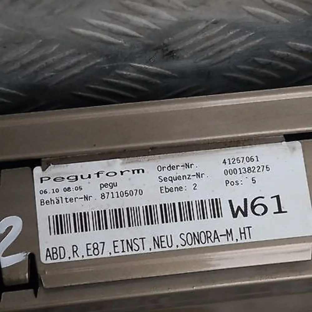 Sill Strip Side Skirt Right O/S Sonora Metallic - A23 to BMW 1 SERIES 1 E87 with Part number 51770032948 BMW 1 SERIES 1 E87 Sill Strip Side Skirt Right O/S Sonora Metallic - A23 - SKU 0032948-SON1 - Part number 51770032948