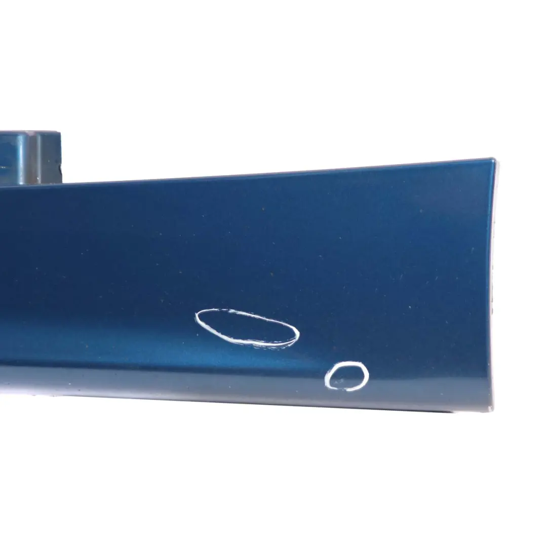 BMW E87 Side Skirt Sill Strip Right O/S Sydneyblau Sydney Blau Blue - A19 - SKU 0032948-SYD16 - Part number 0032948