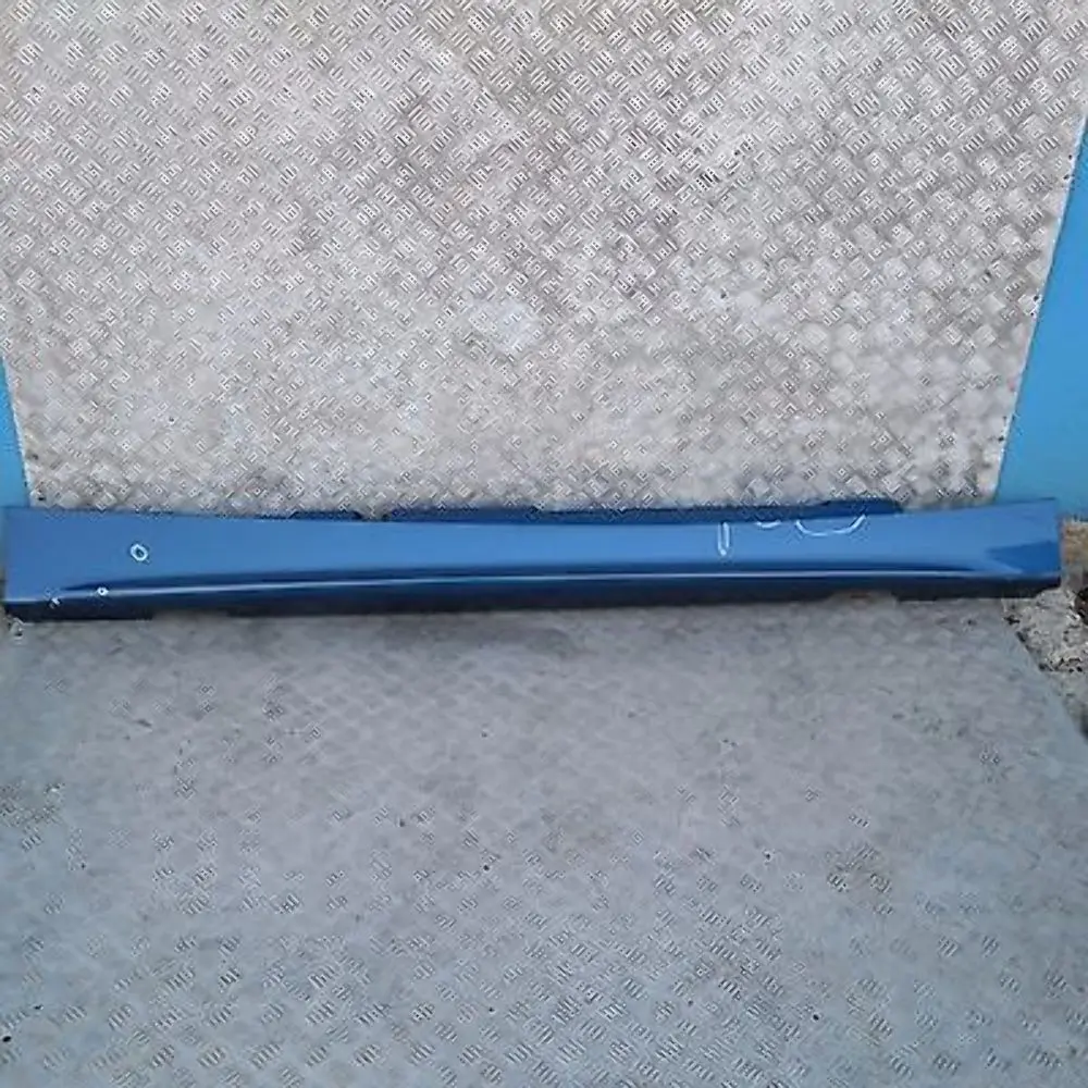 BMW 1 E87 Bas de Porte Couverture Seuil Droite Bleu de Sydney Bleu De