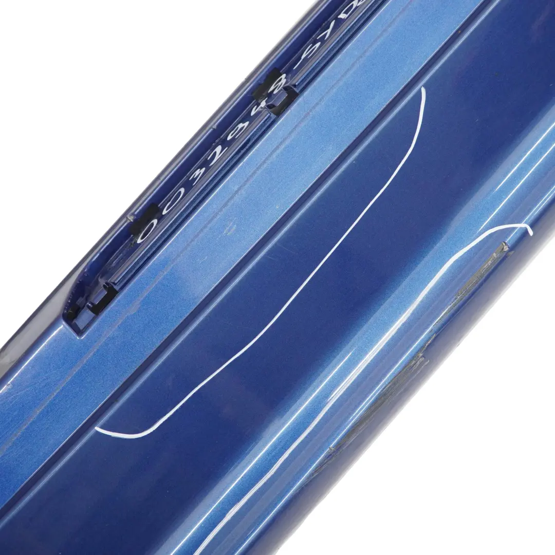 BMW E87 Listello Portiera Apertura Gonna Destra Blu Sydney Blu - A19 - SKU 0032948-SYD8 - Numero di parte 32948