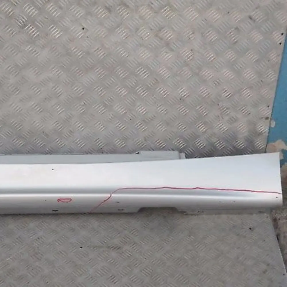 Sill Strip Side Skirt Right O/S Titansilber Silver Metallic to BMW 1 SERIES 17 E87 with Part number 32948 BMW 1 SERIES 17 E87 Sill Strip Side Skirt Right O/S Titansilber Silver Metallic - SKU 0032948-TS17 - Part number 32948