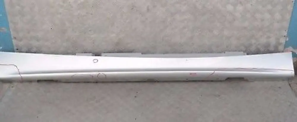 BMW 1 SERIES 17 E87 Sill Strip Side Skirt Right O/S Titansilber Silver Metallic - SKU 0032948-TS17 - Part number 32948