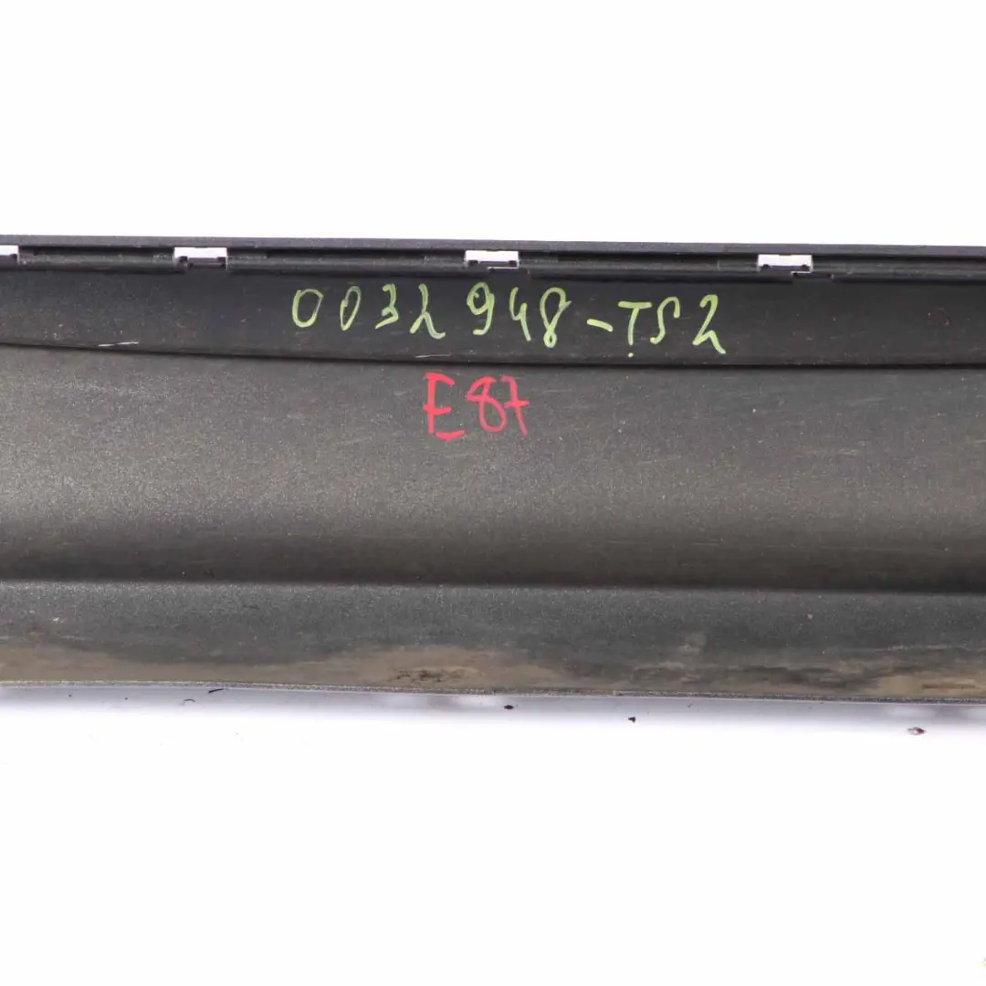 Side Skirt Sill Strip Right O/S Titansilber Titan Silver Metallic - 354 to BMW E87 with Part number 0032948 BMW E87 Side Skirt Sill Strip Right O/S Titansilber Titan Silver Metallic - 354 - SKU 0032948-TS2 - Part number 0032948