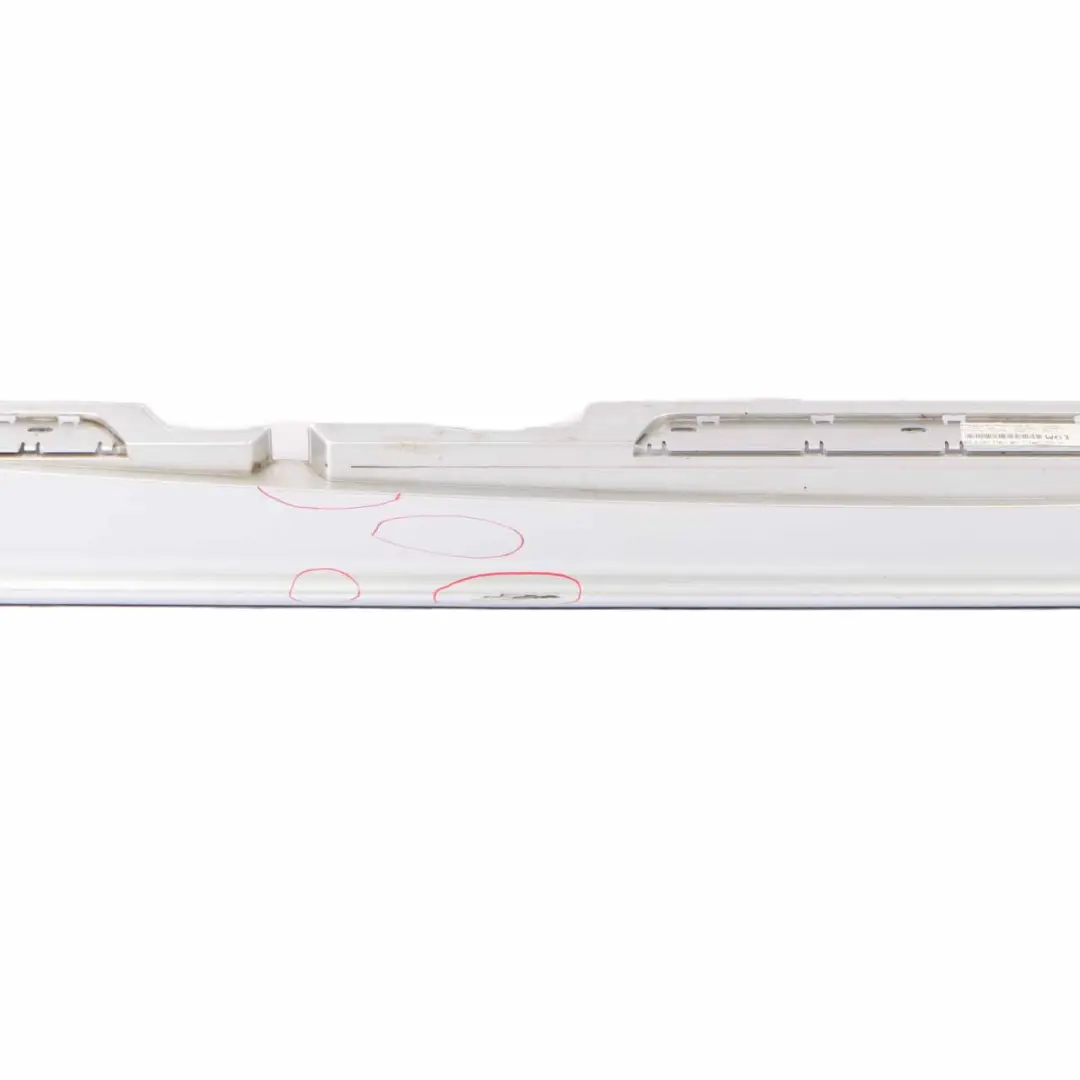 BMW E87 Side Skirt Sill Strip Right O/S Titansilber Titan Silver Metallic - 354 - SKU 0032948-TS2 - Part number 0032948