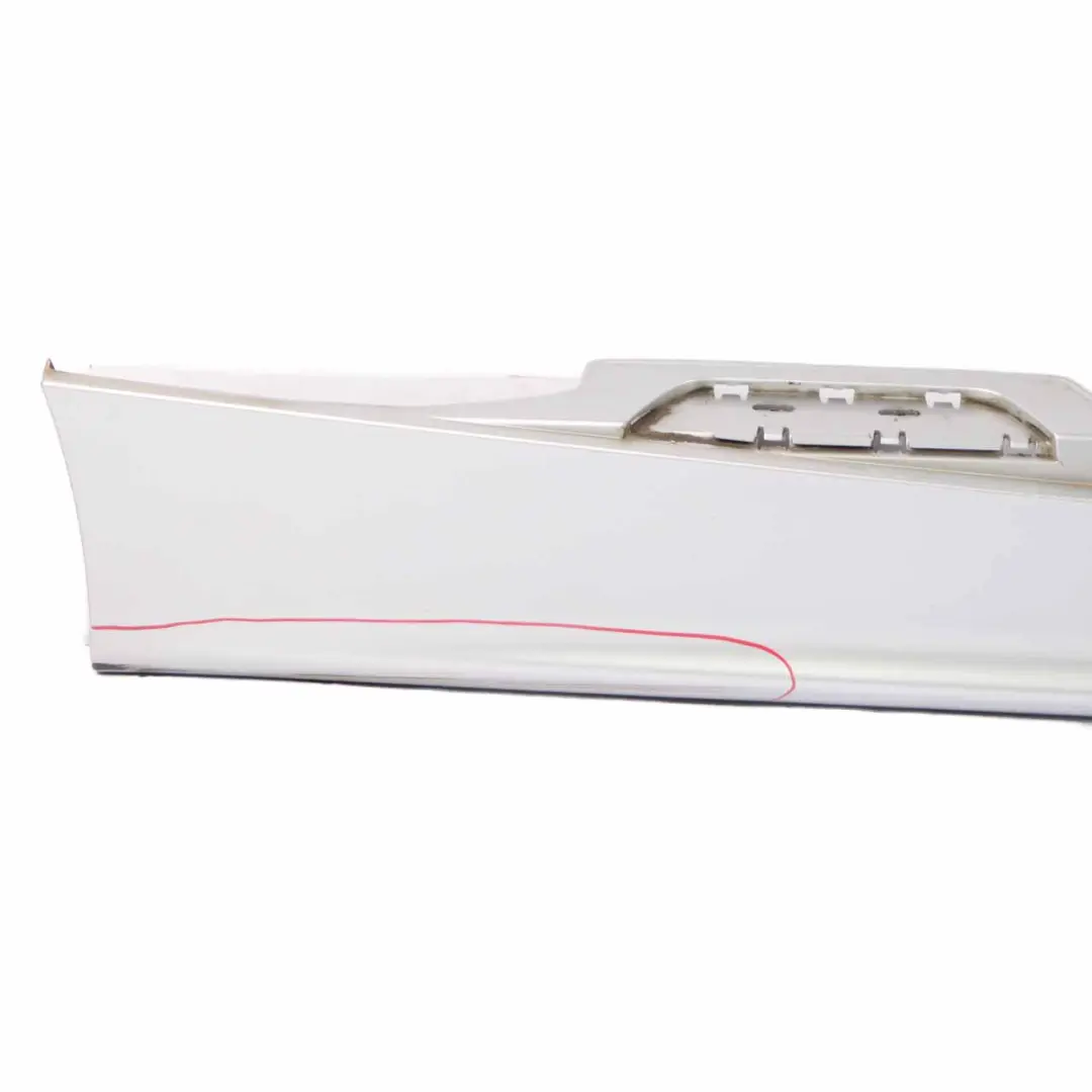 BMW E87 Side Skirt Sill Strip Right O/S Titansilber Titan Silver Metallic - 354 - SKU 0032948-TS2 - Part number 0032948