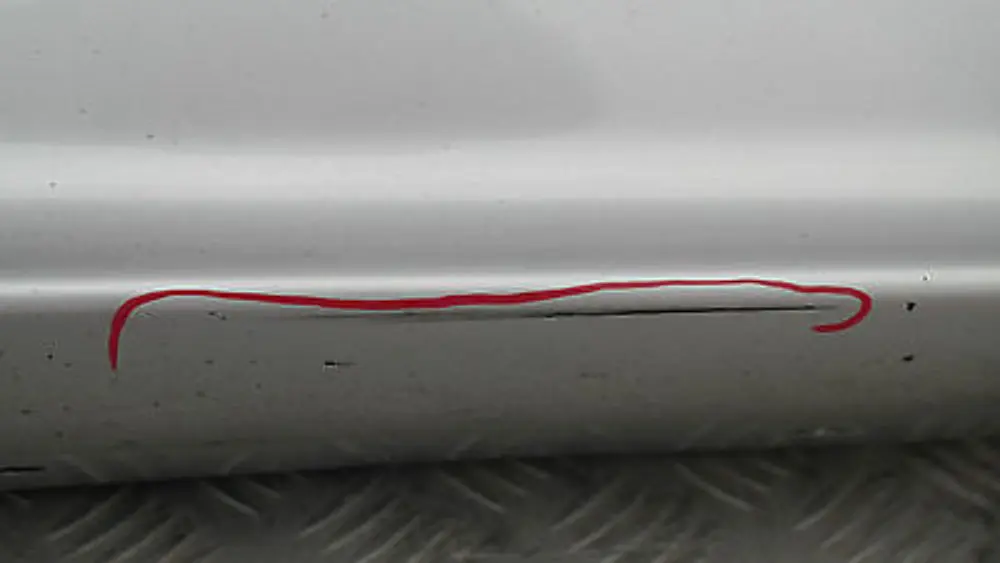 BMW 1 SERIES 5 E87 Sill strip side skirt right O/S Titansilber Silver Metallic - SKU 0032948-TS5 - Part number 51770032948
