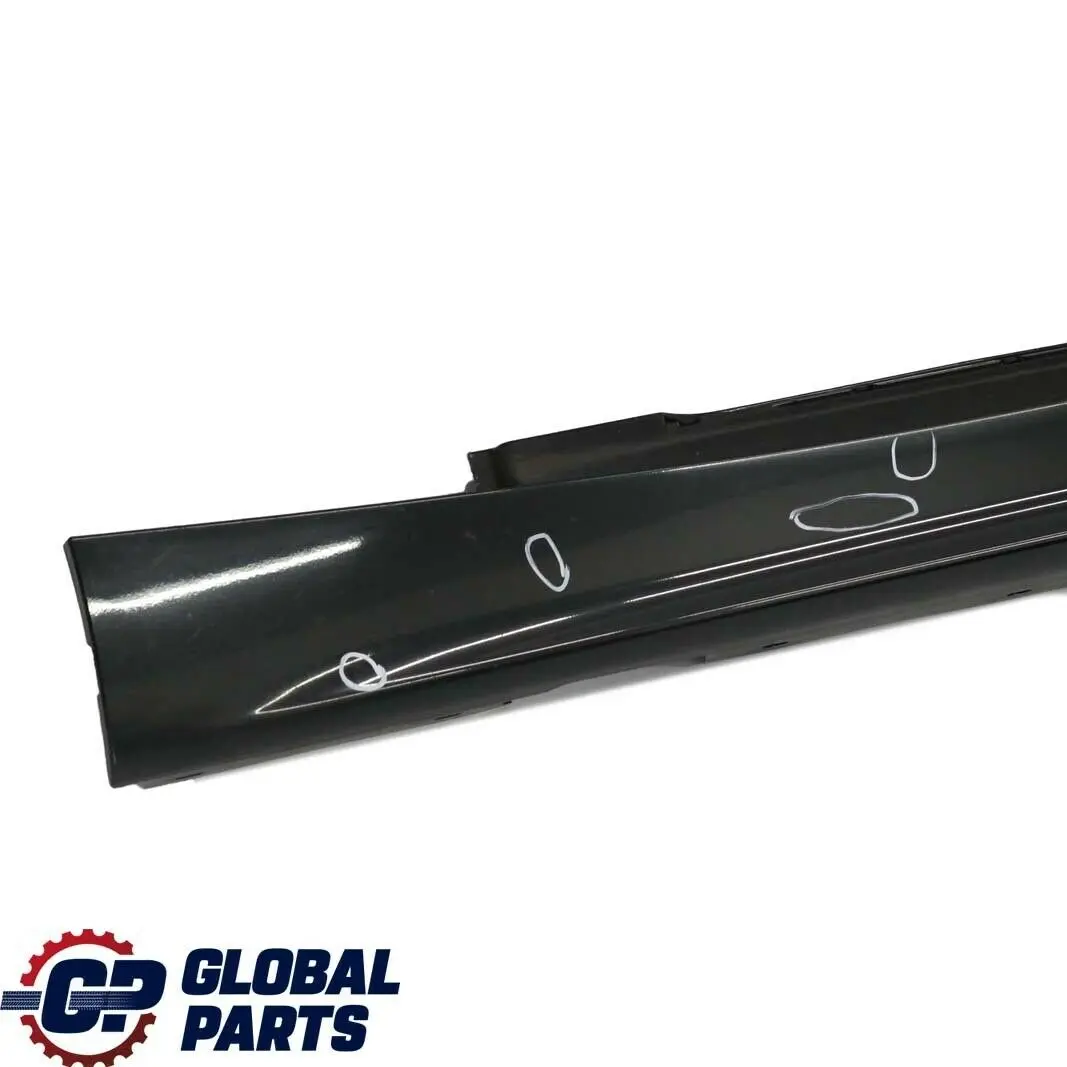 BMW E87 10 Sill Strip Faldón Lateral Izquierdo Zafiro Negro Metálico- 475 - SKU 0032949-BS10 - Número de pieza 32949