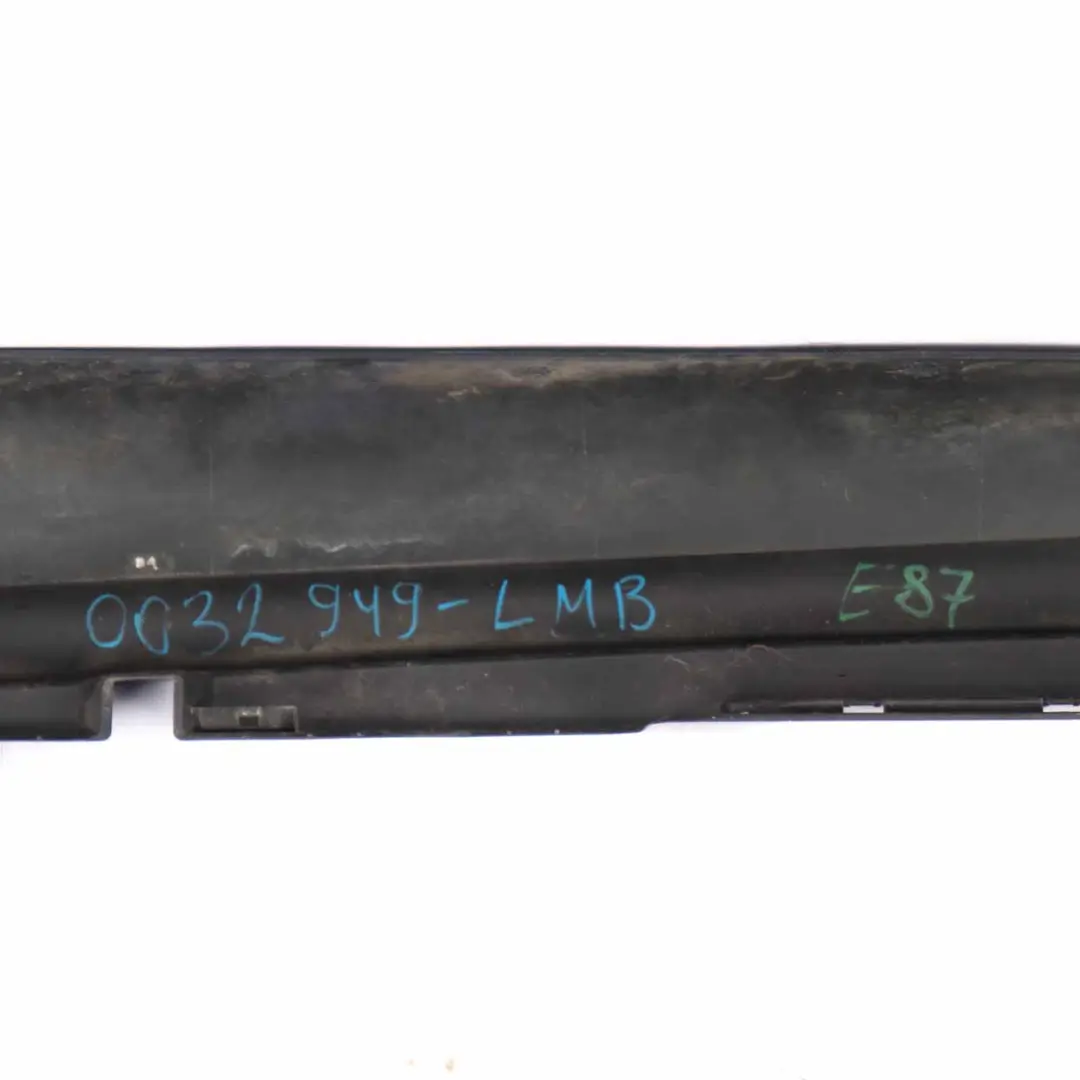 Sill Strip Side Skirt Left N/S Monacoblau Monaco Blue Metallic - A35 to BMW E87 with Part number 32949 BMW E87 Sill Strip Side Skirt Left N/S Monacoblau Monaco Blue Metallic - A35 - SKU 0032949-MB - Part number 32949