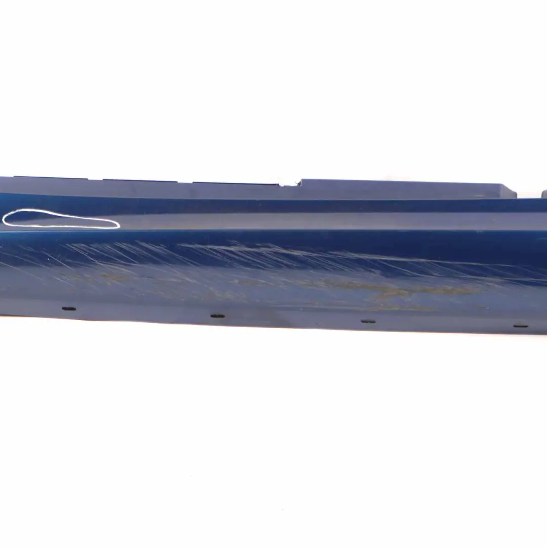 Sill Strip Side Skirt Left N/S Monacoblau Monaco Blue Metallic - A35 to BMW E87 with Part number 32949 BMW E87 Sill Strip Side Skirt Left N/S Monacoblau Monaco Blue Metallic - A35 - SKU 0032949-MB - Part number 32949