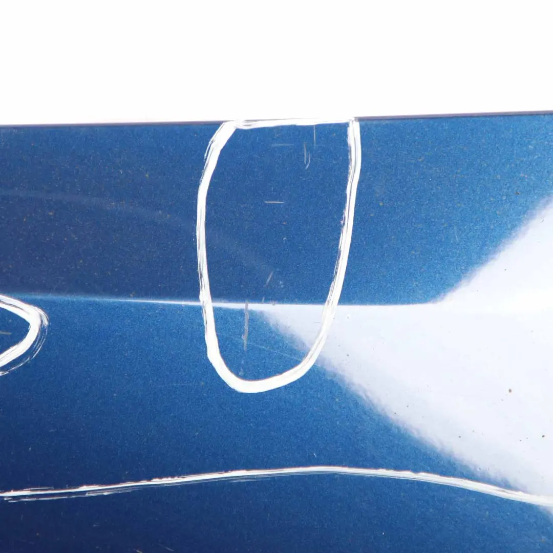 BMW E87 Sill Strip Side Skirt Left N/S Monacoblau Monaco Blue Metallic - A35 - SKU 0032949-MB - Part number 32949